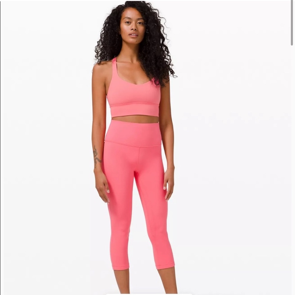 Lululemon 21” aligns in Guava Pink